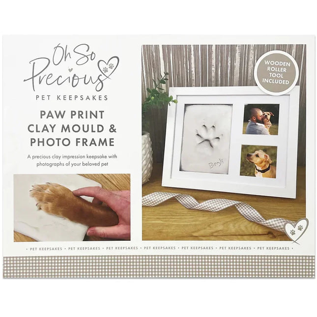 Oh So Precious Paw Print Clay Mould & Photo Frame Kit