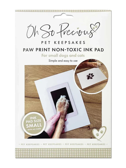 Oh So Precious Pet Safe Non-toxic Paw Print Ink Pad Kit