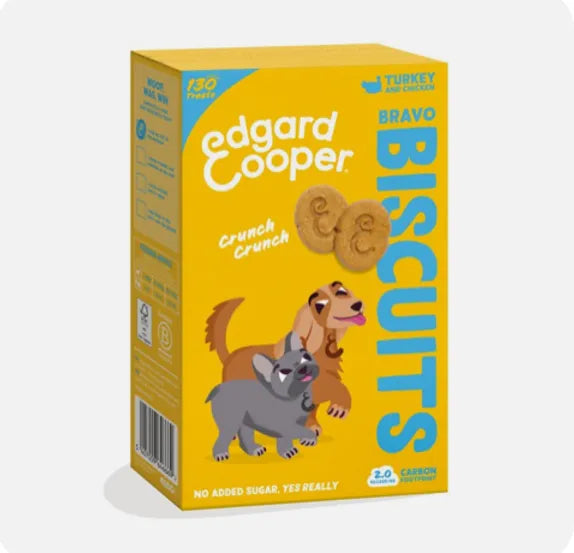 Edgard & Cooper Dog Adult Biscuits Turkey 400g