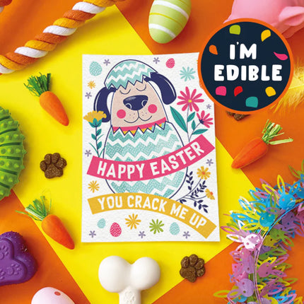 Scoff Happy Easter Edible Card