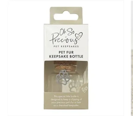 Oh So Precious Pet Fur, Hair & Ashes Keepsake Bottle